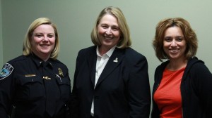 Lt. Jill McDonnell, me, Detective Ivette Brown