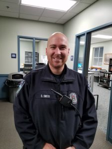 Officer Scott Smith without a shave